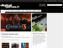 Tablet Screenshot of digitalgames.fr